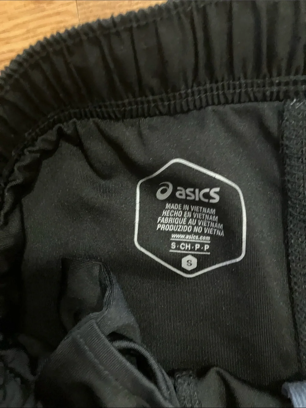 ASICS Black Men's Athletic Running Shorts Sz S EUC